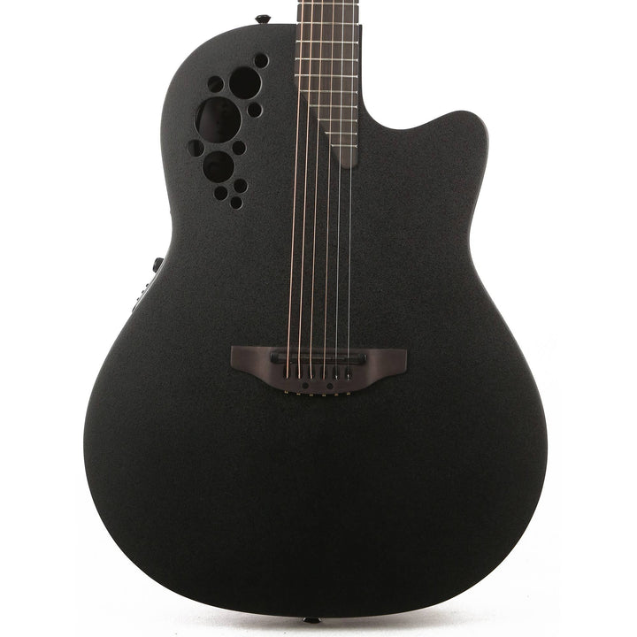 Ovation Elite TX 1778TX-5 Mid Depth Acoustic Guitar Black
