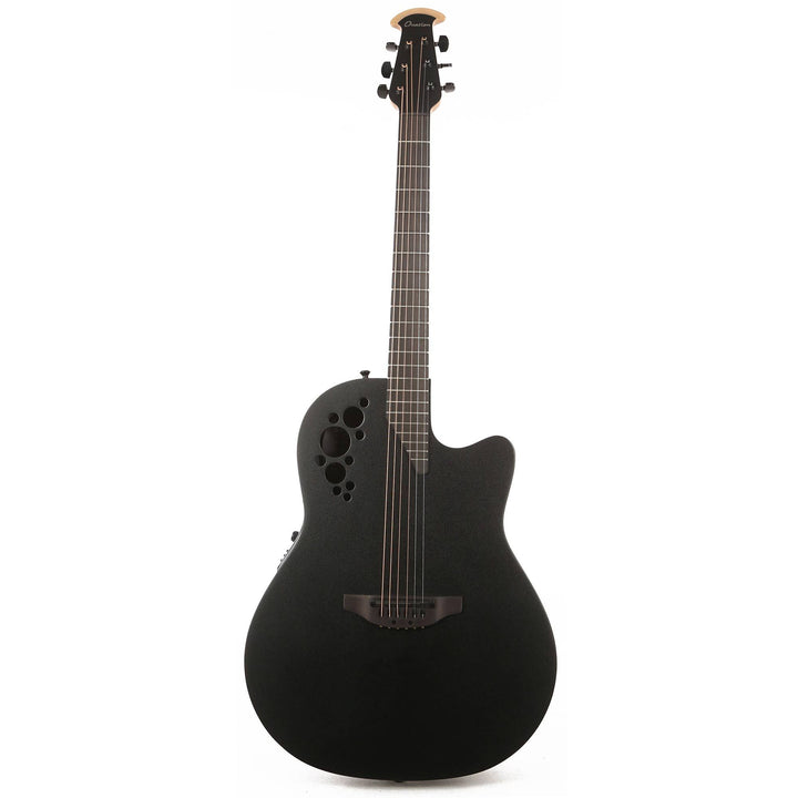 Ovation Elite TX 1778TX-5 Mid Depth Acoustic Guitar Black