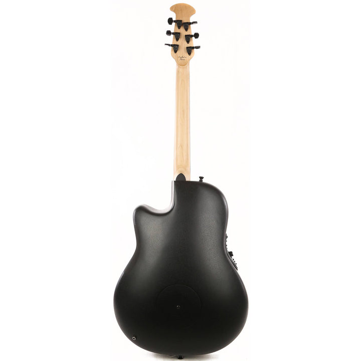 Ovation Elite TX 1778TX-5 Mid Depth Acoustic Guitar Black