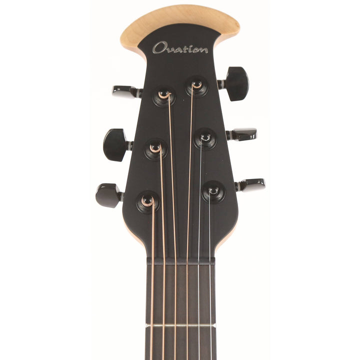 Ovation Elite TX 1778TX-5 Mid Depth Acoustic Guitar Black