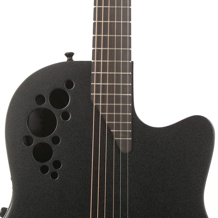 Ovation Elite TX 1778TX-5 Mid Depth Acoustic Guitar Black