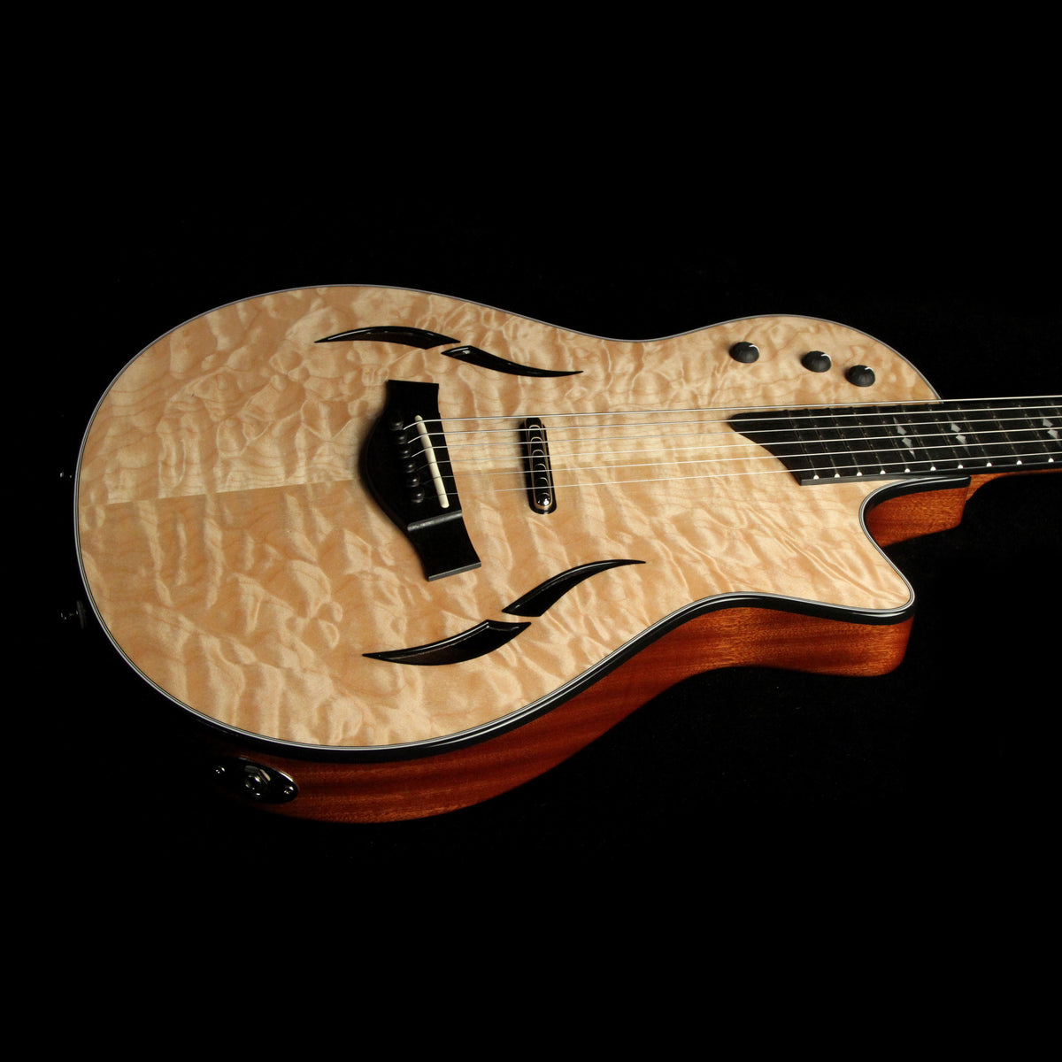Used 2015 Taylor T5z Pro Limited Acoustic Guitar Natural — 5