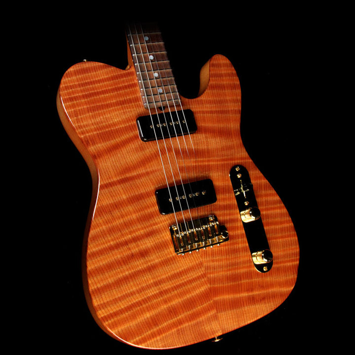 Used 2010 Suhr Classic T Electric Guitar Natural Redwood Gloss