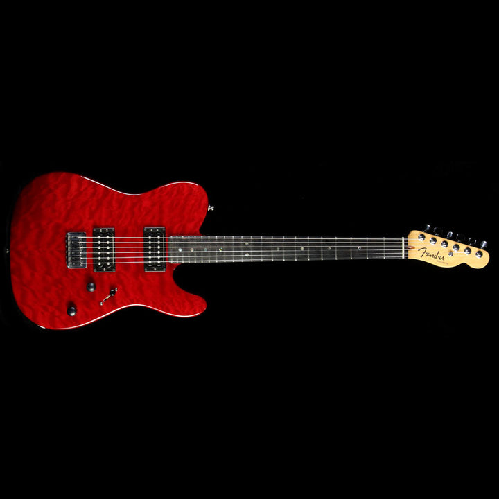 Used 2015 Fender American Deluxe Telecaster Electric Guitar Cherry Red