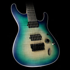 Ibanez Iron Label SIX6FDFM Electric Guitar Blue Space Burst | The