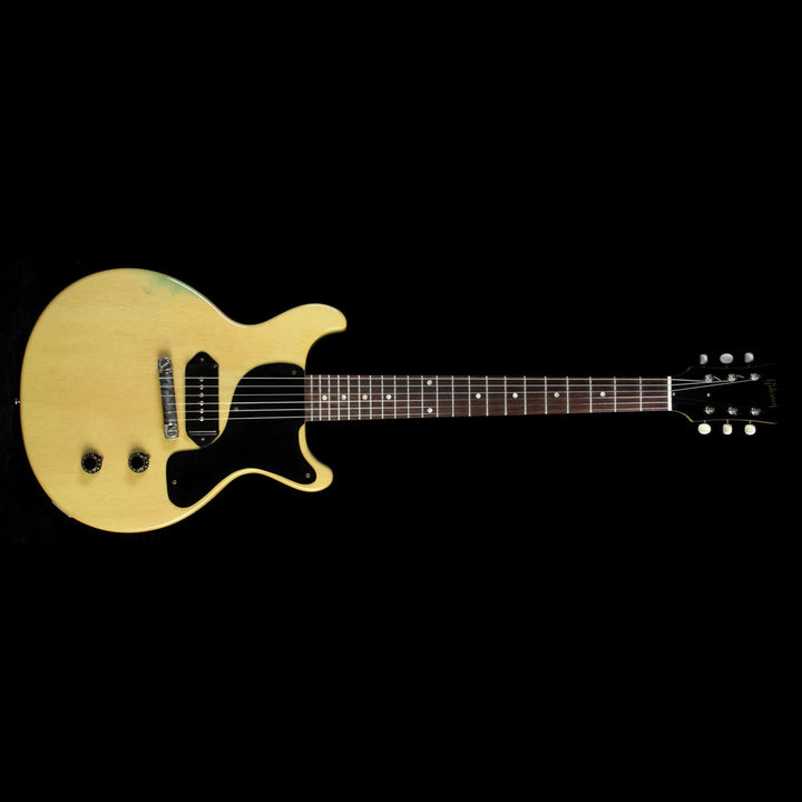 Used 2010 Gibson Custom Shop 1958 Les Paul Junior Doublecut Reissue Electric Guitar TV Yellow