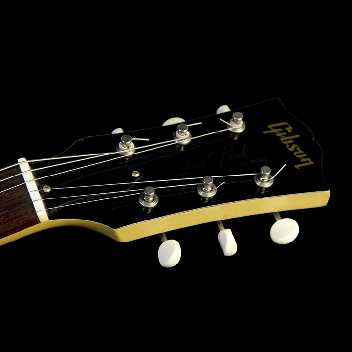 Used 2010 Gibson Custom Shop 1958 Les Paul Junior Doublecut Reissue Electric Guitar TV Yellow