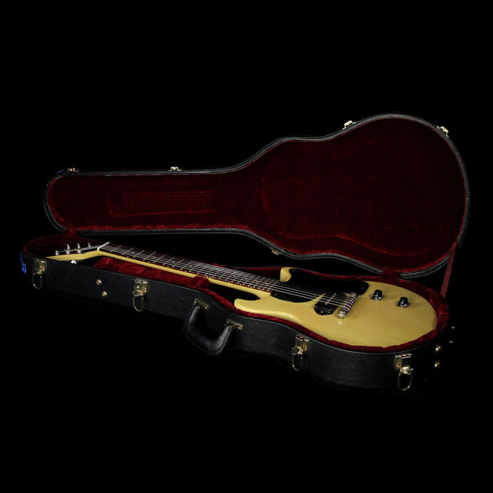 Used 2010 Gibson Custom Shop 1958 Les Paul Junior Doublecut Reissue Electric Guitar TV Yellow