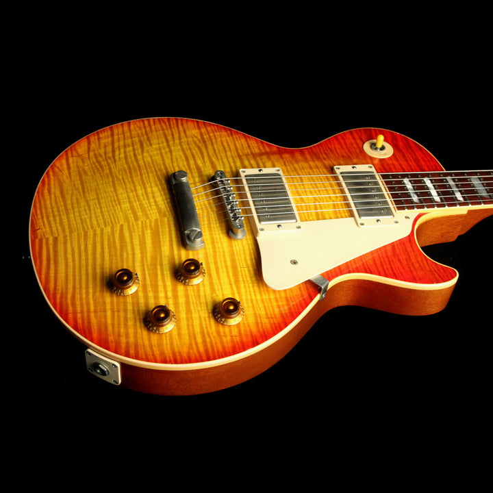 Used 2001 Gibson Custom Shop Tom Murphy Aged Historic 1959 Les Paul Electric Guitar Cherry Sunburst