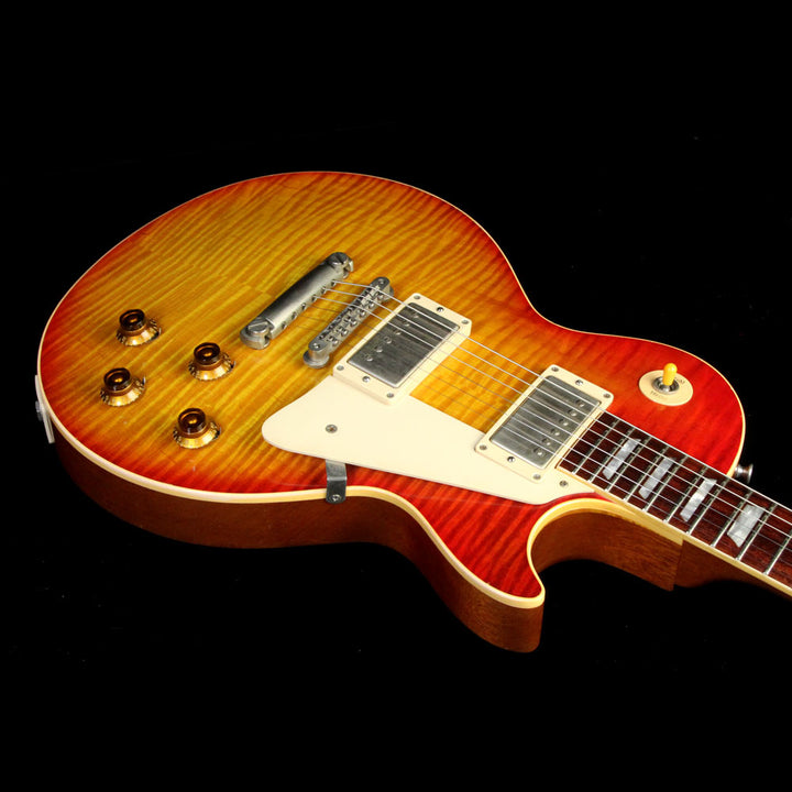 Used 2001 Gibson Custom Shop Tom Murphy Aged Historic 1959 Les Paul Electric Guitar Cherry Sunburst