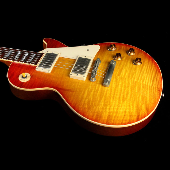 Used 2001 Gibson Custom Shop Tom Murphy Aged Historic 1959 Les Paul Electric Guitar Cherry Sunburst