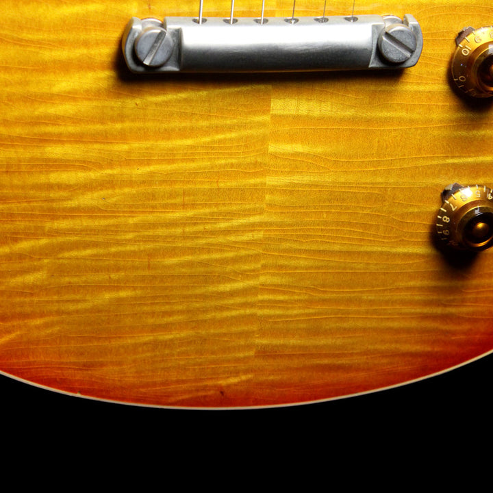 Used 2001 Gibson Custom Shop Tom Murphy Aged Historic 1959 Les Paul Electric Guitar Cherry Sunburst