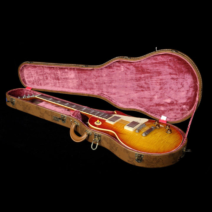 Used 2001 Gibson Custom Shop Tom Murphy Aged Historic 1959 Les Paul Electric Guitar Cherry Sunburst