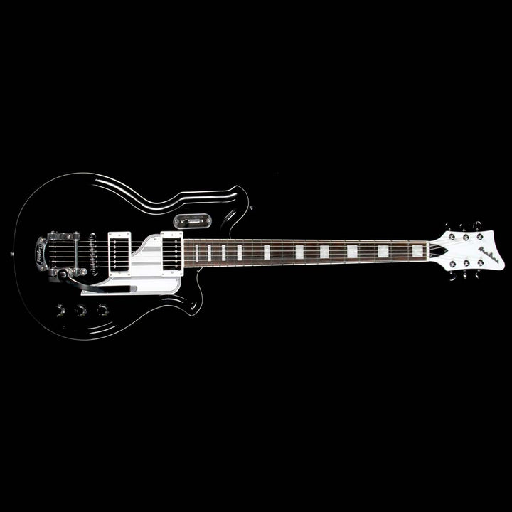 Eastwood Airline Map Baritone DLX Electric Guitar Black