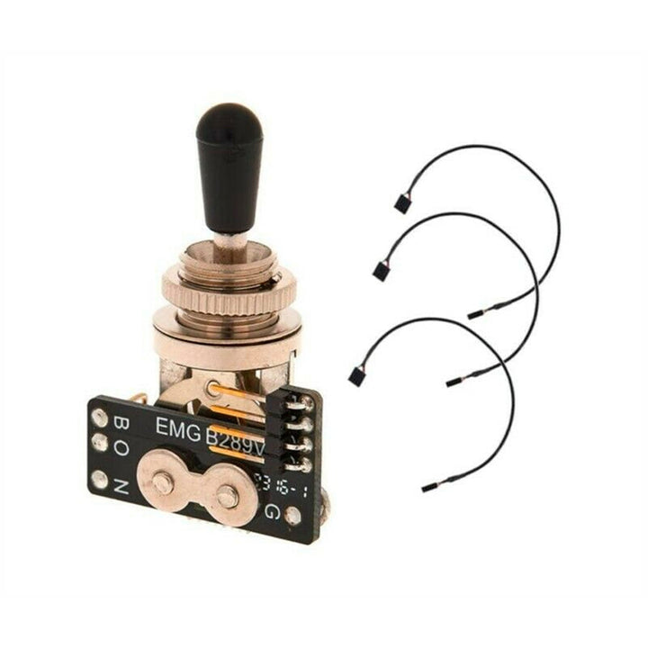 EMG Solderless Toggle Switch Black