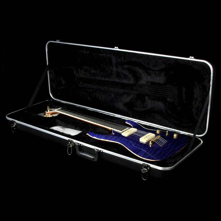 Used 2002 Jackson USA SLATQ 90 Electric Guitar Trans Blue