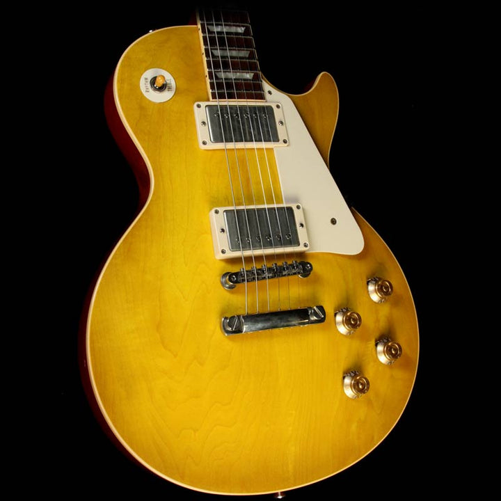 Used 2007 Gibson Custom Shop 1958 Les Paul Historic Electric Guitar Lemonburst