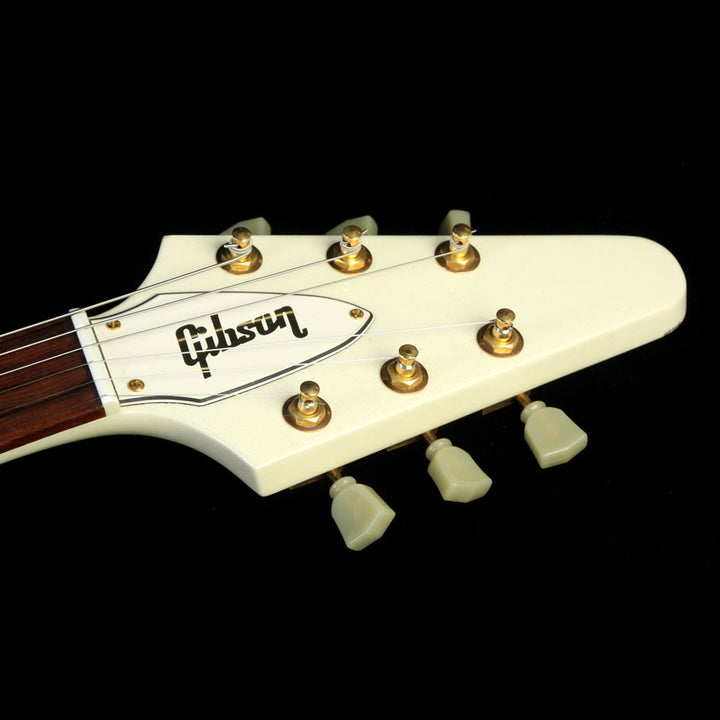 Used 2008 Gibson Custom Shop '67 Flying V Electric Guitar White Sparkle