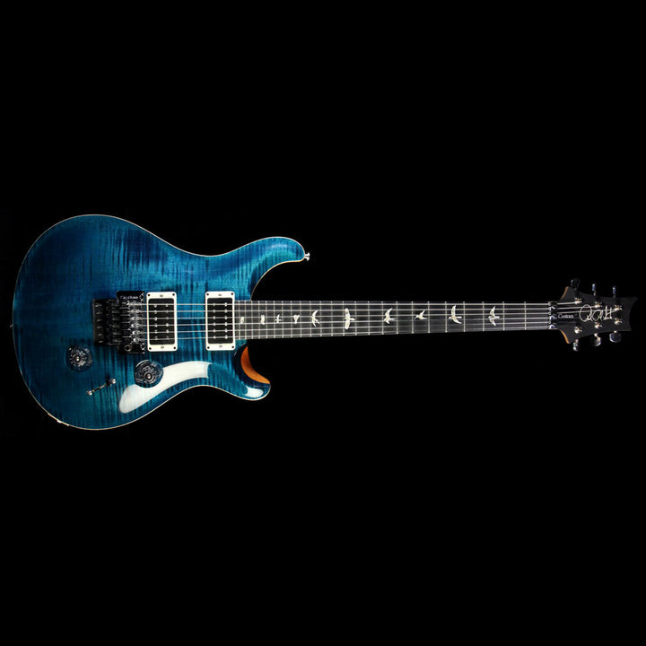 Used 2014 Paul Reed Smith Custom 24 Floyd Electric Guitar Sapphire Blue
