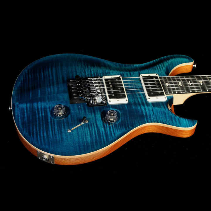Used 2014 Paul Reed Smith Custom 24 Floyd Electric Guitar Sapphire Blue