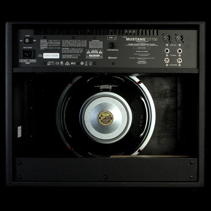 Used Fender Mustang GT 100 Guitar Combo Amplifier Black