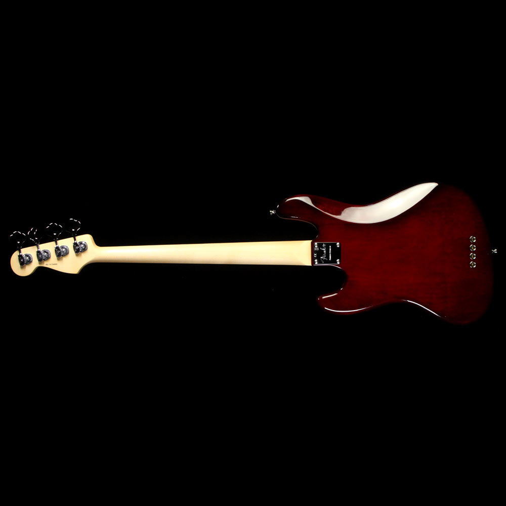 Fender American Pro Jazz Bass Limited Edition FMT Electric Bass Aged Cherry Burst — 3