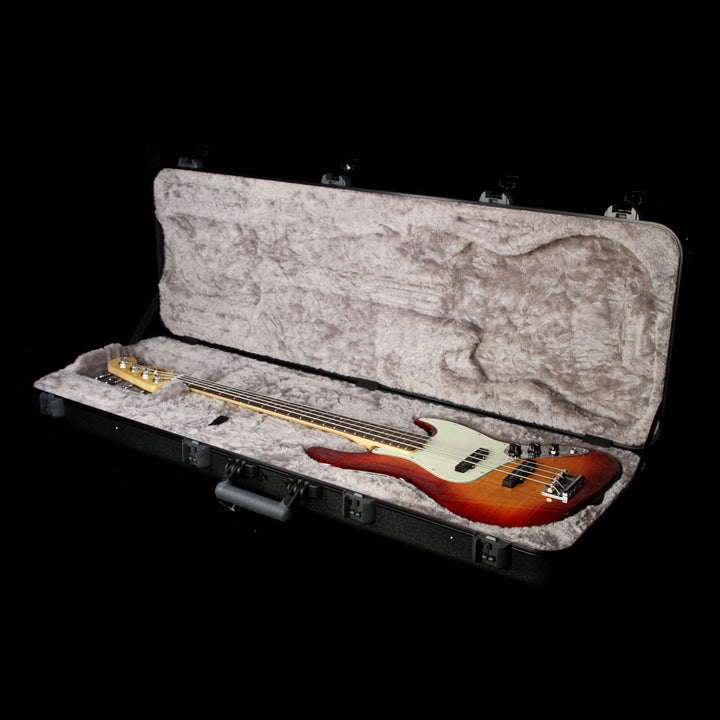 Fender American Pro Jazz Bass Limited Edition FMT Electric Bass Aged Cherry Burst