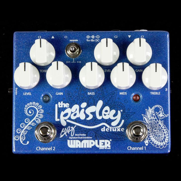 Wampler Brad Paisley Drive Deluxe Overdrive Guitar Effect Pedal