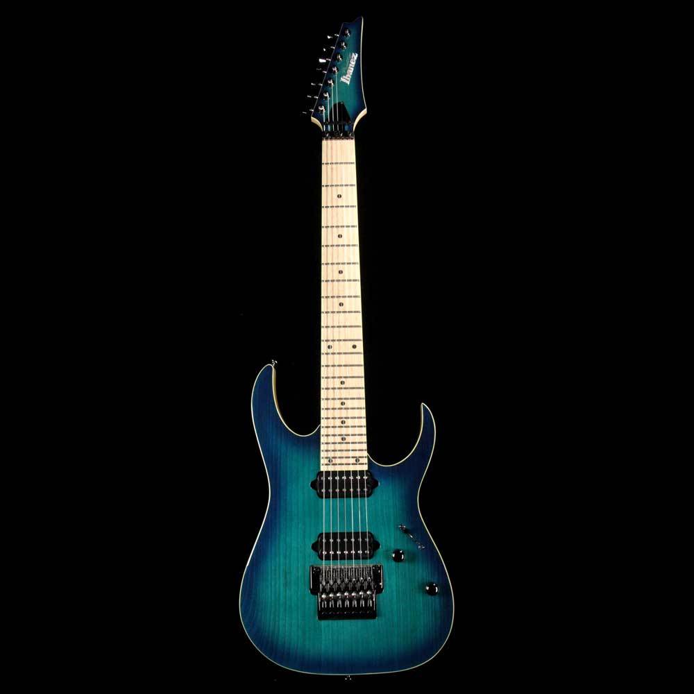 Ibanez RG Prestige RG752AHM Nebula Green Burst | The Music Zoo