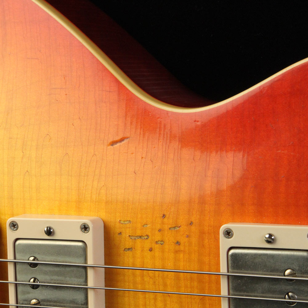 Used Gibson Custom Shop '60 Joe Walsh Les Paul Tom Murphy Aged Electric Guitar Tangerine Burst — 6
