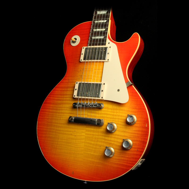 Used Gibson Custom Shop '60 Joe Walsh Les Paul Tom Murphy Aged Electric Guitar Tangerine Burst — 1