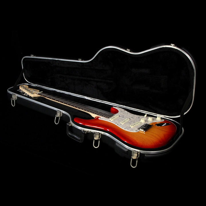 Used 2007 Fender American Deluxe Ash Stratocaster Electric Guitar Aged Cherry Sunburst