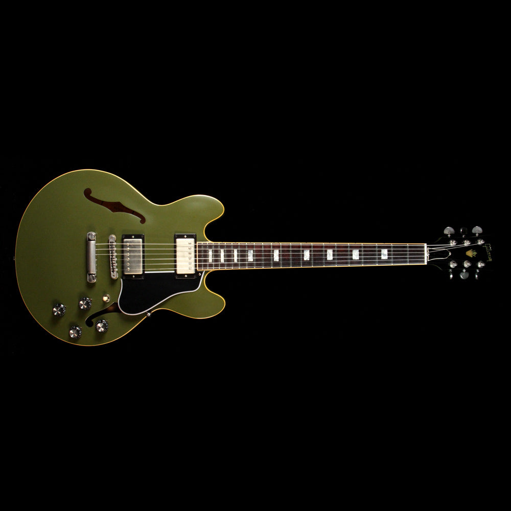 Gibson Memphis Limited Edition ES-339 VOS Electric Guitar Drab Green — 2
