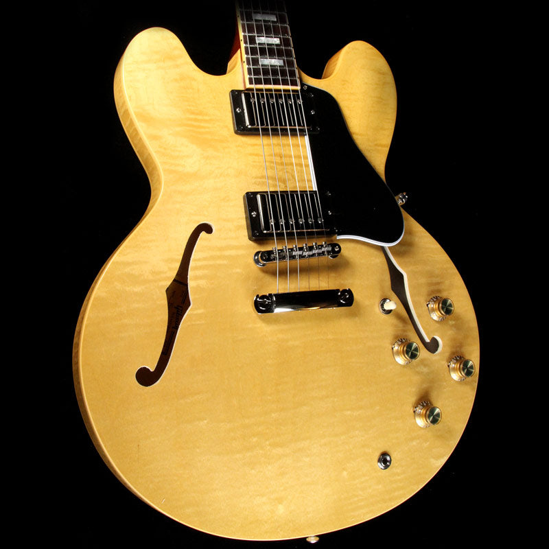 Gibson Memphis ES-335 Figured Dark Vintage Natural | The Music Zoo