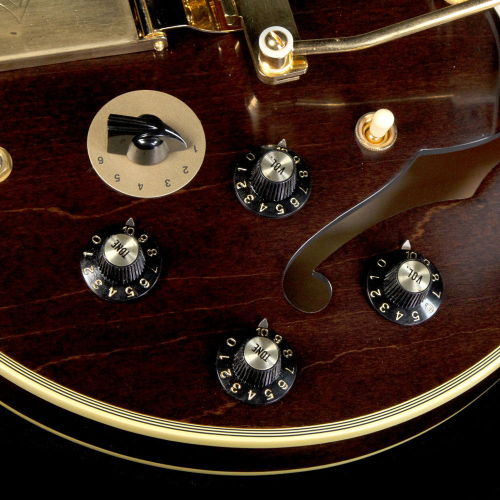 Gibson Memphis Limited Edition ES-355 VOS w/ Maestro Electric Guitar Antique Walnut — 6