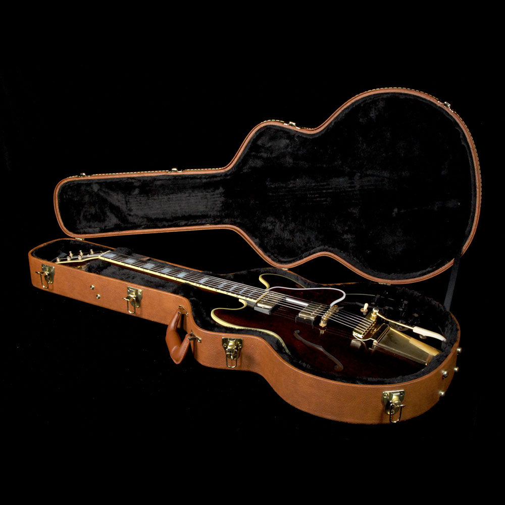 Gibson Memphis Limited Edition ES-355 VOS w/ Maestro Electric Guitar Antique Walnut — 7