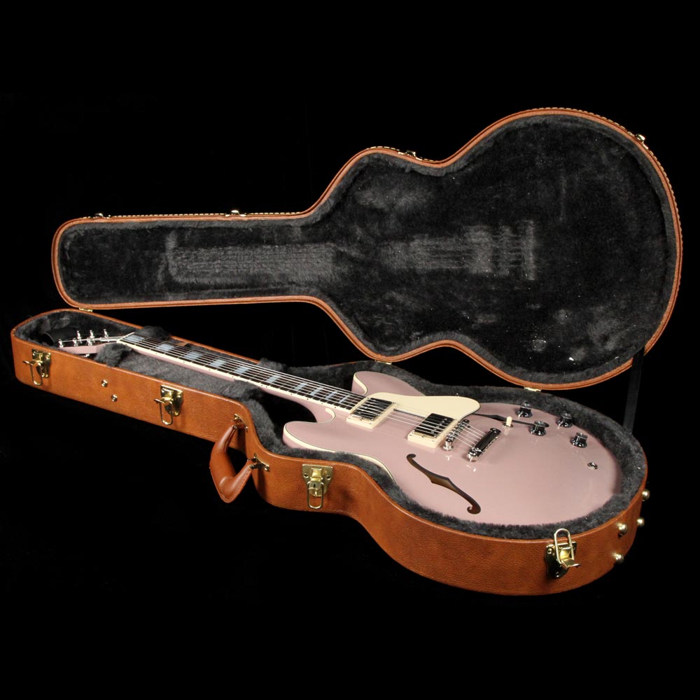 Gibson Memphis ES-335 Big Block Retro Wood Rose Metallic Limited Edition — 7