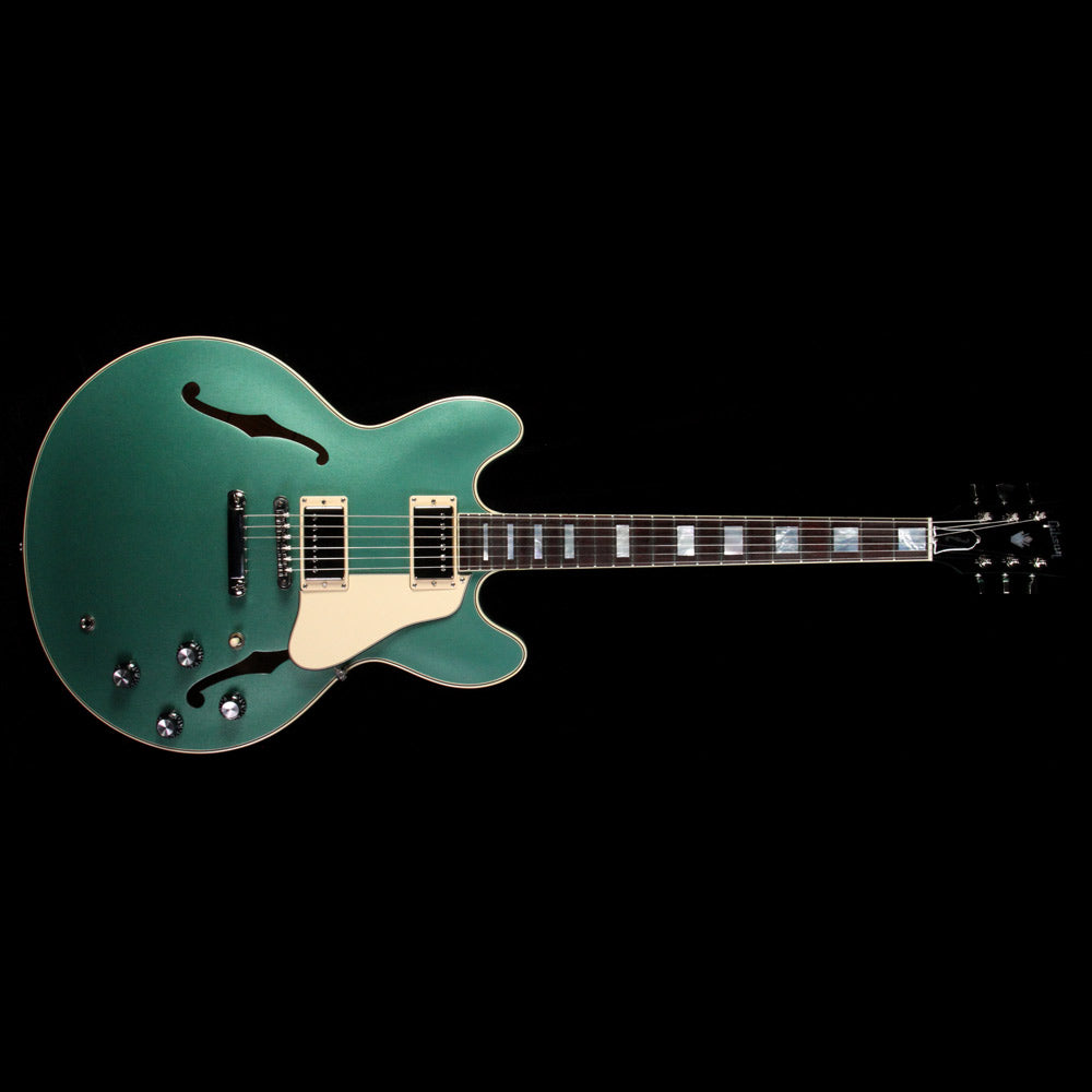 Gibson Memphis Limited Edition ES-335 Big Block Retro Emerald Green Metallic — 2