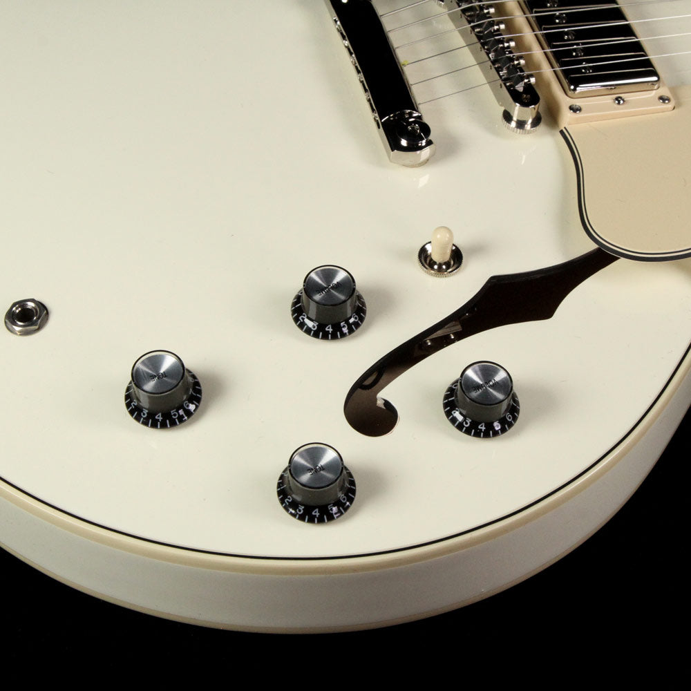 Gibson Memphis Limited Edition ES-335 Big Block Retro Electric Guitar Classic White — 5