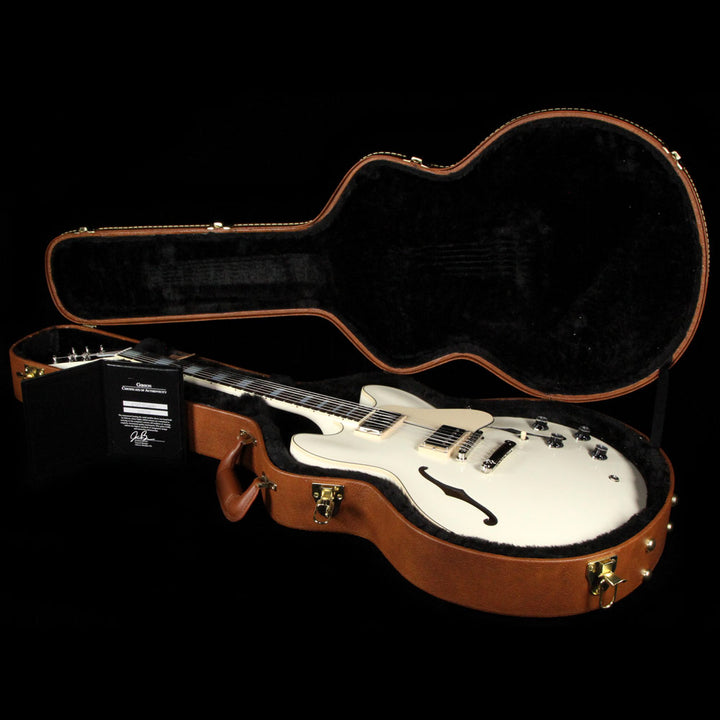 Gibson Memphis Limited Edition ES-335 Big Block Retro Electric Guitar Classic White