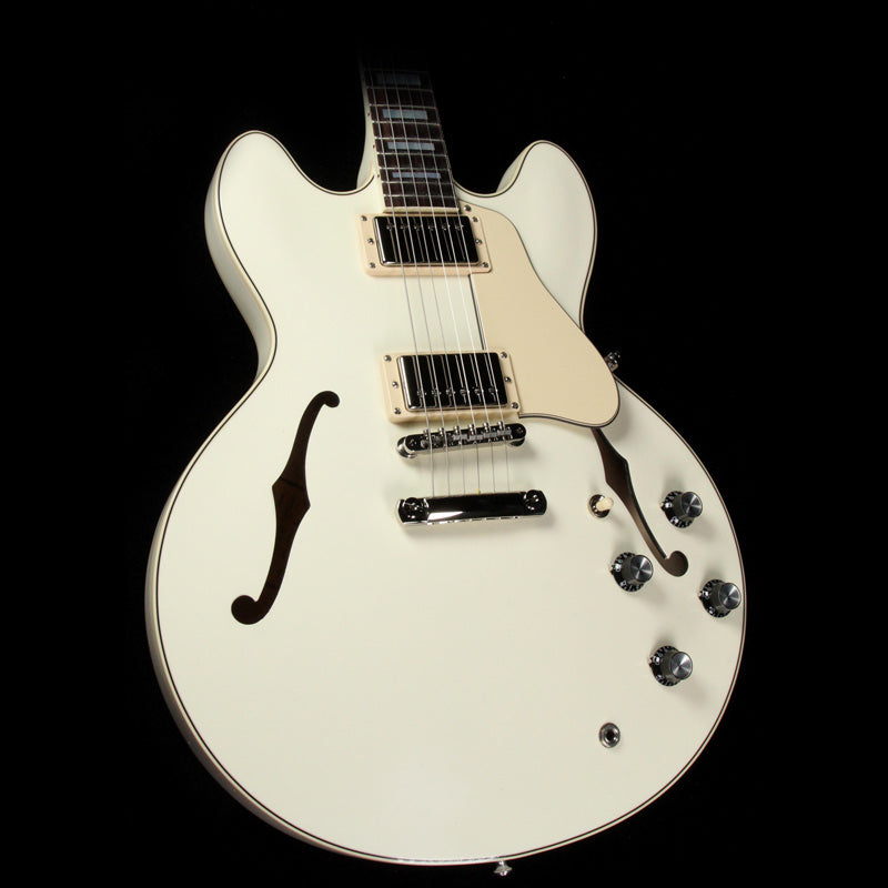 Gibson Memphis Limited Edition ES-335 Big Block Retro Electric Guitar Classic White — 1