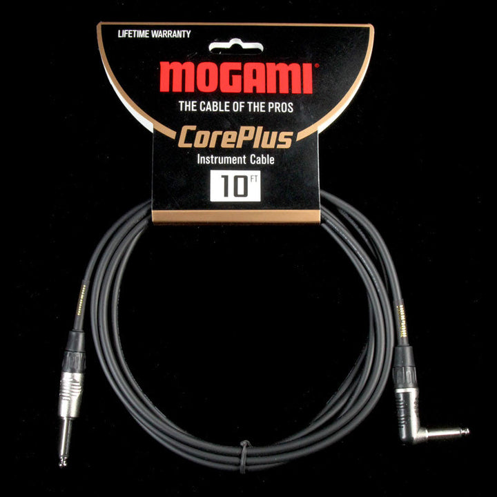 Mogami CorePlus Instrument Cable Right and Straight Angles (10 Foot)