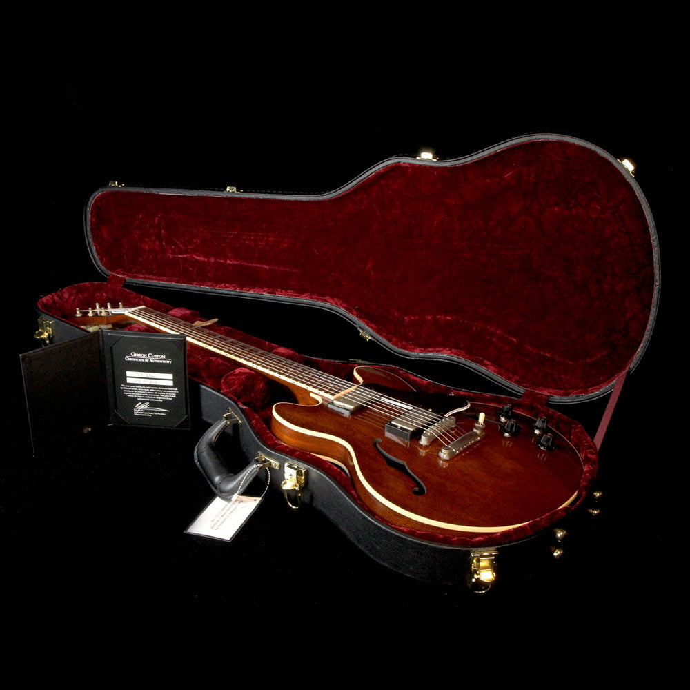 Gibson Custom Shop CS-336 Mahogany Top Electric Guitar Walnut Stain — 5