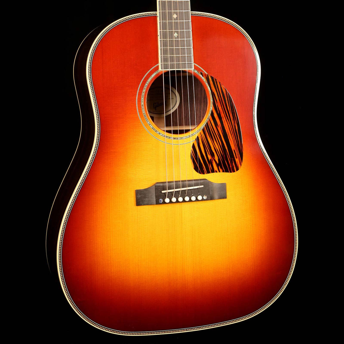 Gibson J-45 Rosewood Custom Acoustic-Electric Vintage Sunburst 2018 — 6