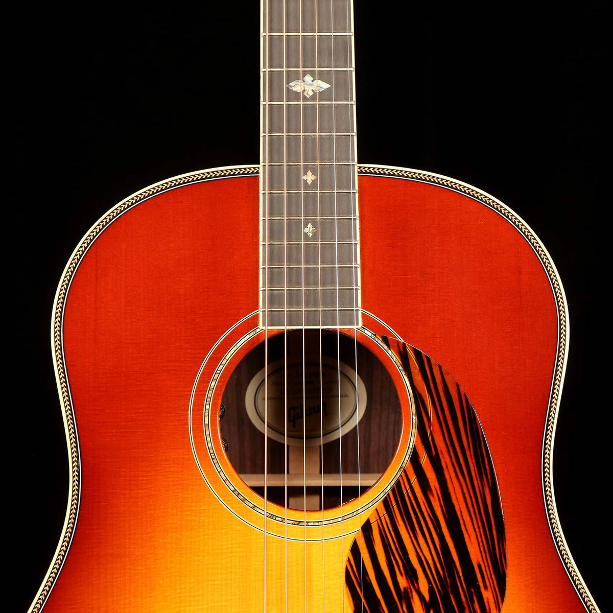 Gibson J-45 Rosewood Custom Acoustic-Electric Vintage Sunburst 2018 — 7