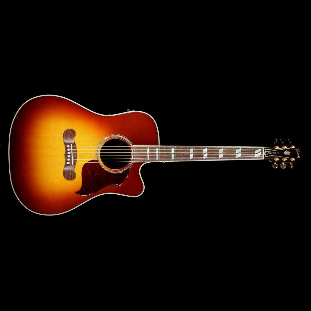 Gibson Songwriter Deluxe EC Studio 2018 Rosewood Burst — 2