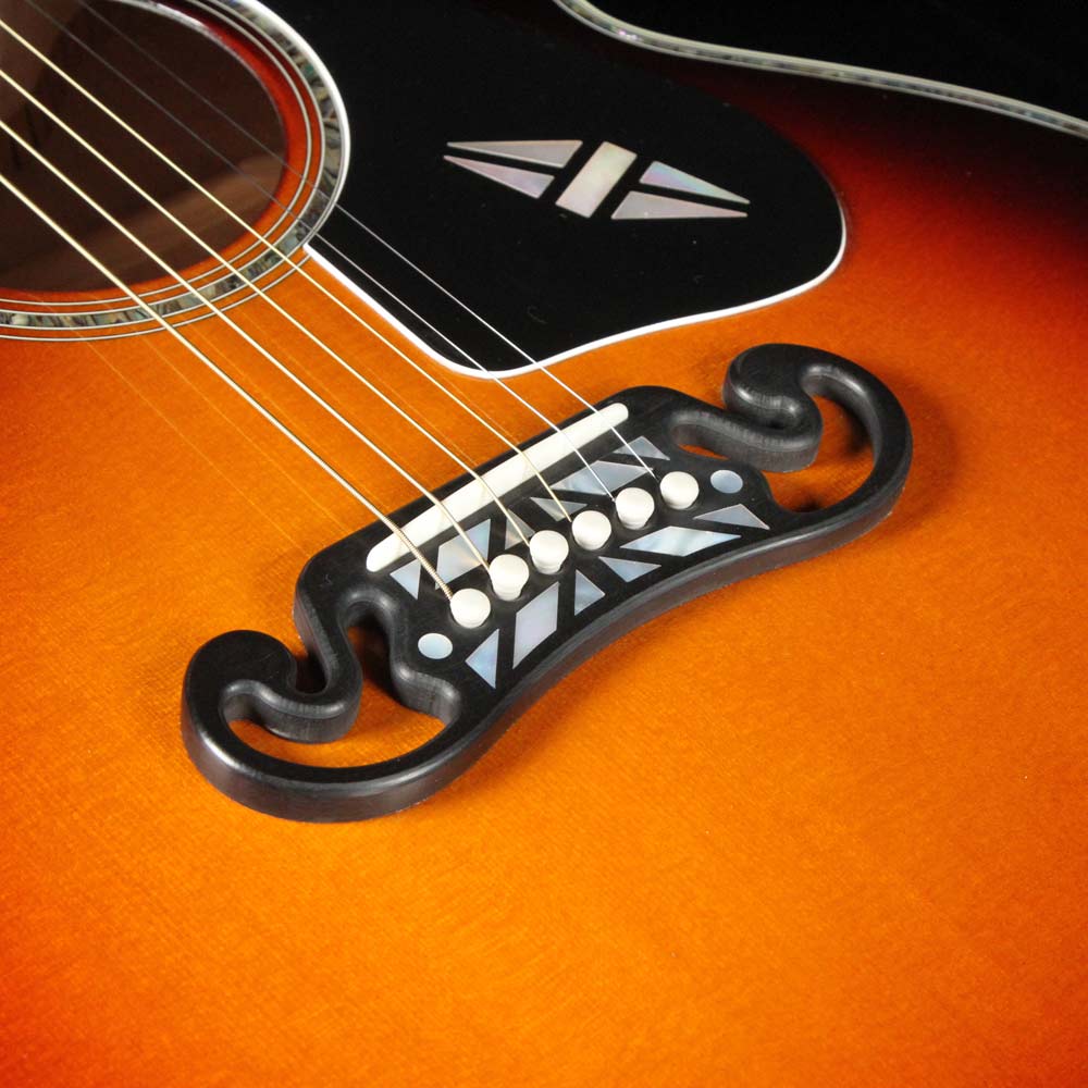 Gibson Super 200 Birdseye Sunset Burst 2018 — 4