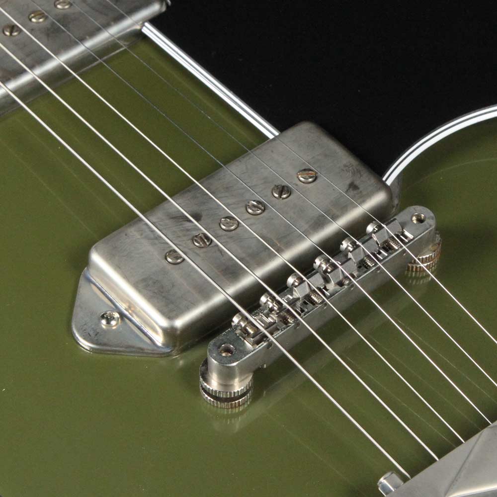 Gibson Memphis ES-330 Limited Edition VOS Olive Drab Green — 6