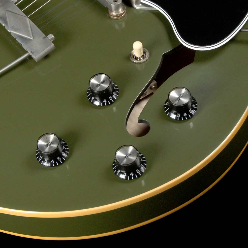 Gibson Memphis ES-330 Limited Edition VOS Olive Drab Green — 7