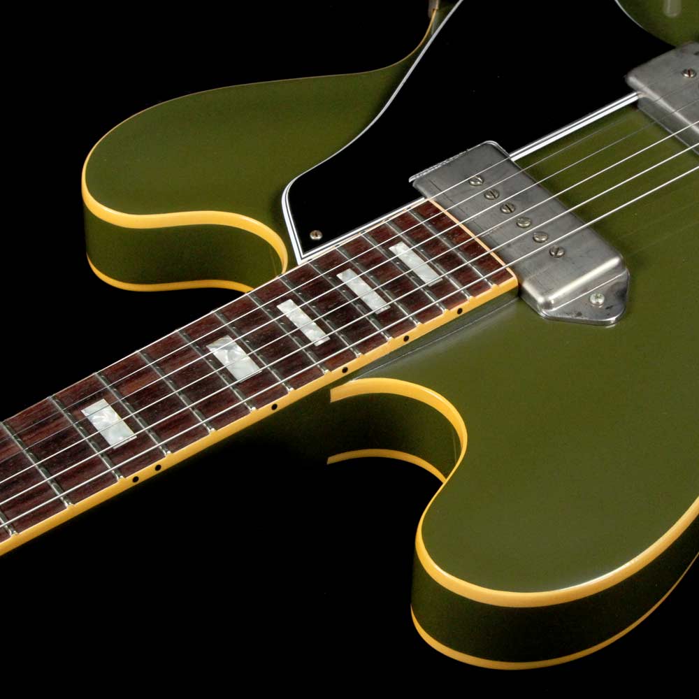Gibson Memphis ES-330 Limited Edition VOS Olive Drab Green — 8